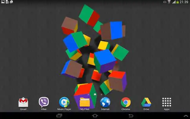Play FlyingCubes Free LiveWallpaper