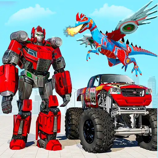 Play Flying dino car transform game APK Play Flying dino car transform game APK