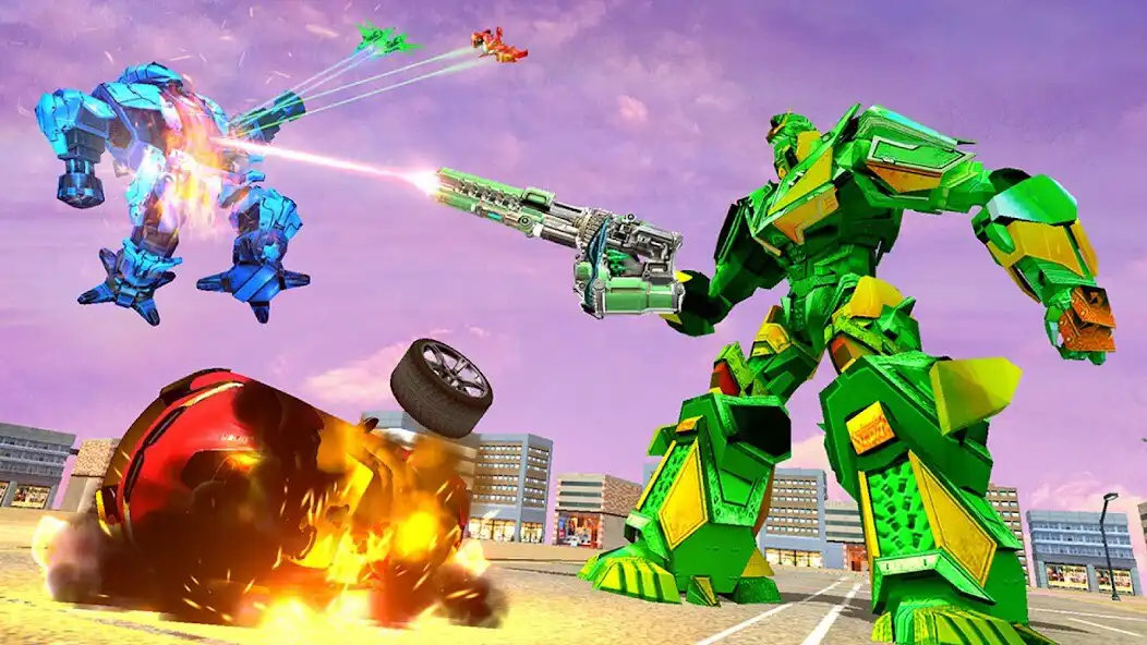 Play Flying Dinosaur Robot Games as an online game Flying Dinosaur Robot Games with UptoPlay