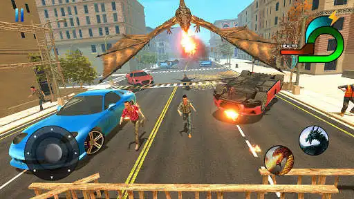 Play Flying Dragon Simulator Games as an online game Flying Dragon Simulator Games with UptoPlay