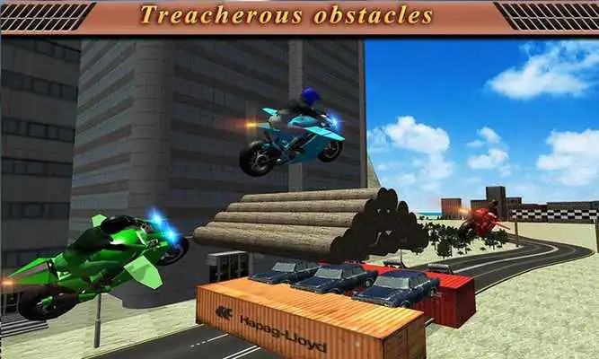 Play Flying Drift Bike Racing