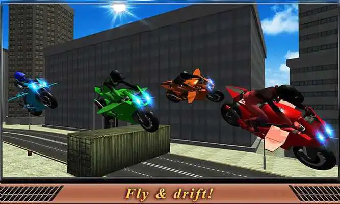 Play Flying Drift Bike Racing