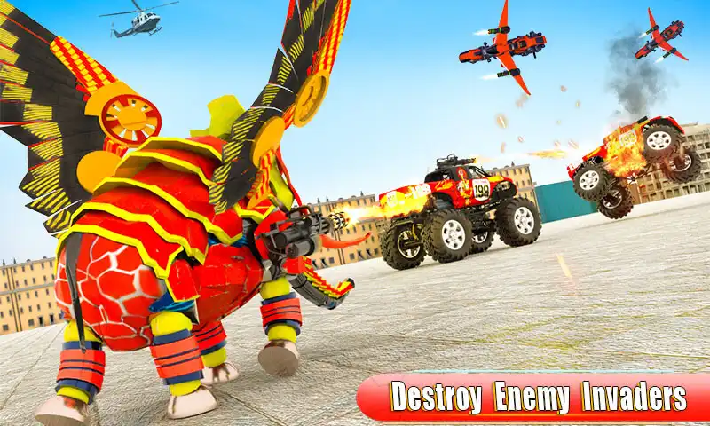 Play Flying Elephant Robot Games as an online game Flying Elephant Robot Games with UptoPlay