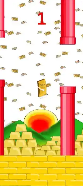 Play Flying Gold Bar as an online game Flying Gold Bar with UptoPlay
