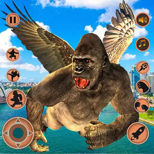 Play Flying Gorilla Animal Sim 3D APK