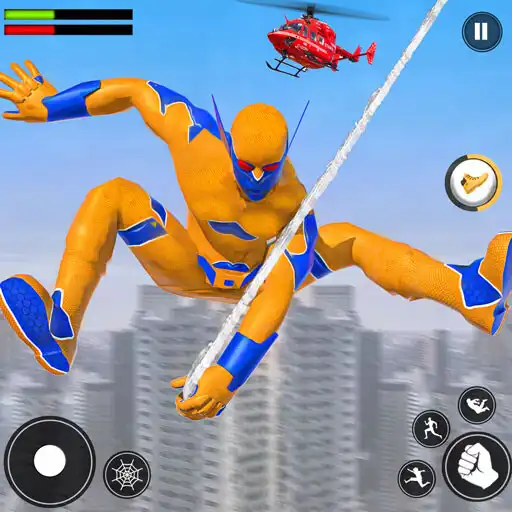 Play Flying Hero Games Robot Rescue APK