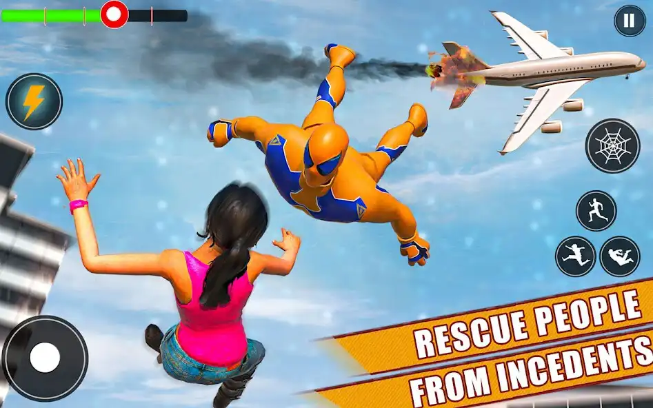 Play Flying Hero Games Robot Rescue  and enjoy Flying Hero Games Robot Rescue with UptoPlay
