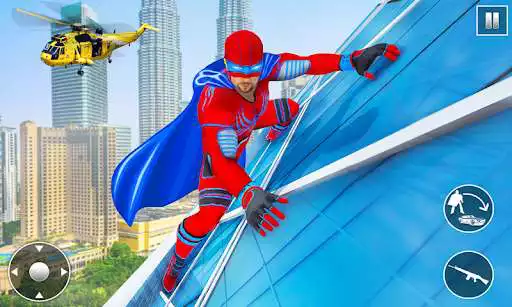 Play Flying Hero：Superhero Games  and enjoy Flying Hero：Superhero Games with UptoPlay