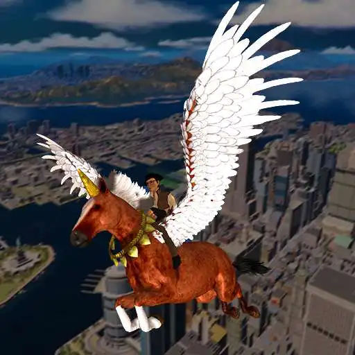 Play Flying Horse Taxi Transport APK