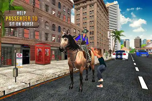 Play Flying Horse Taxi Transport as an online game Flying Horse Taxi Transport with UptoPlay