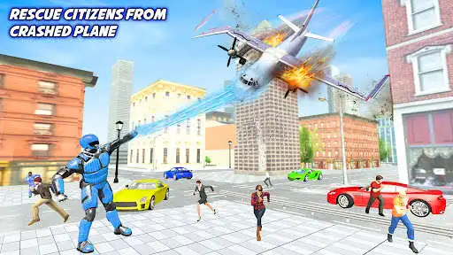 Play Flying Ice Robot Fighting Game  and enjoy Flying Ice Robot Fighting Game with UptoPlay