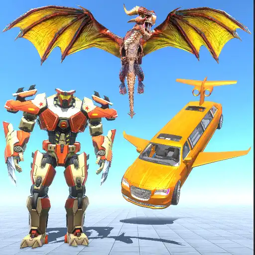 Play Flying Limo Robot Car Games APK Play Flying Limo Robot Car Games APK