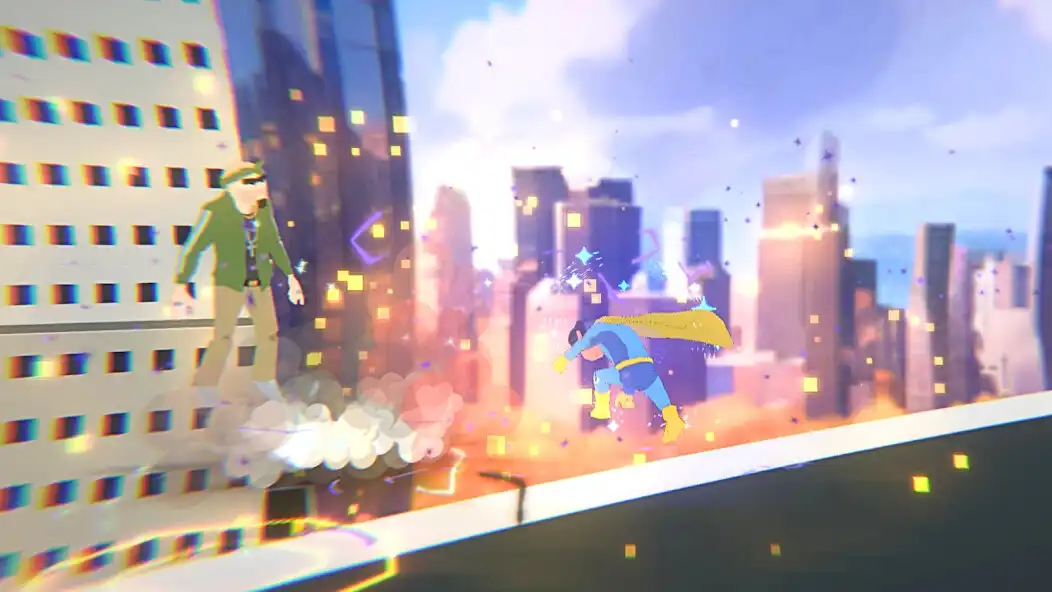 Play Flying Man City Hero as an online game Flying Man City Hero with UptoPlay