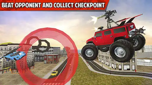 Play Flying Monster Truck games as an online game Flying Monster Truck games with UptoPlay
