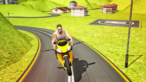 Play Flying Moto Racer 3d  and enjoy Flying Moto Racer 3d with UptoPlay
