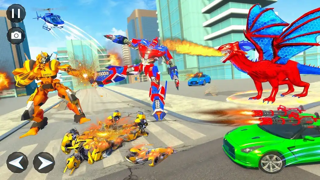 Play Flying Pigeon Robot Bike Games as an online game Flying Pigeon Robot Bike Games with UptoPlay