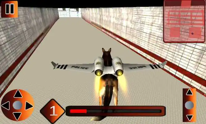 Play Flying Police chase Dog