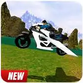 Free play online Flying Police Motorbike: Criminal Chase Rider Game APK