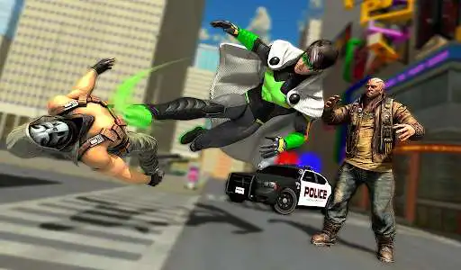 Play Flying Police Robot Hero - Crime City Rescue Game  and enjoy Flying Police Robot Hero - Crime City Rescue Game with UptoPlay