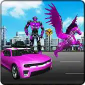 Free play online Flying Robot Horse Transform Car APK