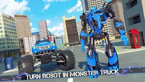 Play Flying Robot Monster Truck Battle 2019  and enjoy Flying Robot Monster Truck Battle 2019 with UptoPlay