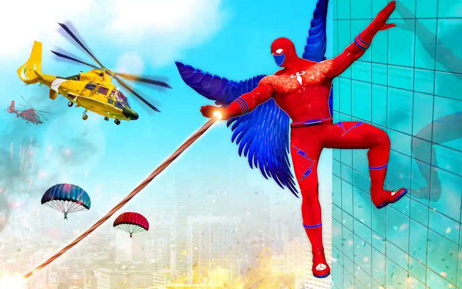 Play Flying Robot Rescue Superhero  and enjoy Flying Robot Rescue Superhero with UptoPlay