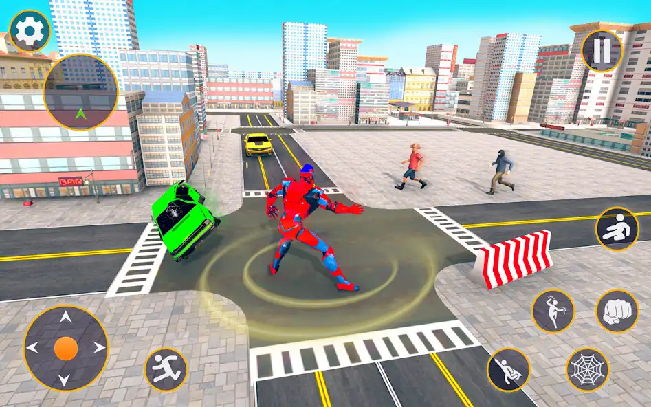 Play Flying Robot Rescue Superhero as an online game Flying Robot Rescue Superhero with UptoPlay