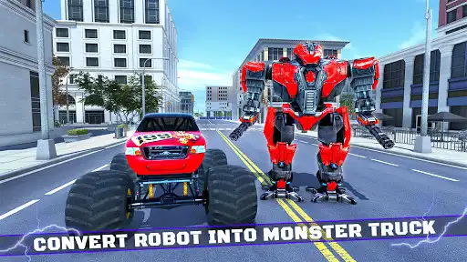 Play Flying Robot Simulator: Monster Truck Battle Games  and enjoy Flying Robot Simulator: Monster Truck Battle Games with UptoPlay