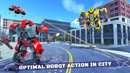 Play Flying Robot Simulator: Monster Truck Battle Games as an online game Flying Robot Simulator: Monster Truck Battle Games with UptoPlay