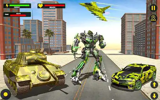 Play Flying Robot Transforming Game-Tank Robot Car Game  and enjoy Flying Robot Transforming Game-Tank Robot Car Game with UptoPlay