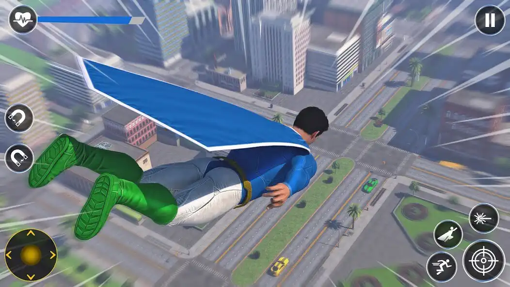 Play Flying Rope Hero Man Spider as an online game Flying Rope Hero Man Spider with UptoPlay