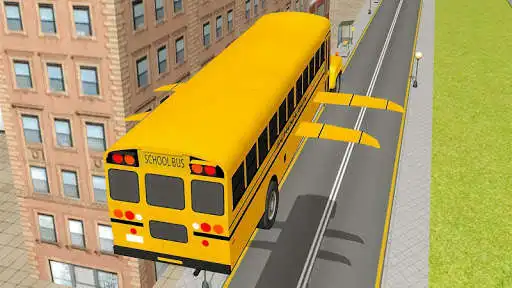 Play Flying School Bus simulator