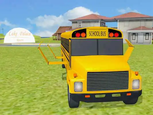 Play Flying School Bus simulator