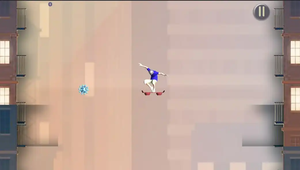 Play Flying Skater game as an online game Flying Skater game with UptoPlay