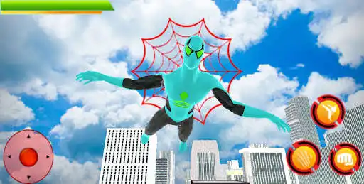 Play Flying Spider Hero Battle as an online game Flying Spider Hero Battle with UptoPlay