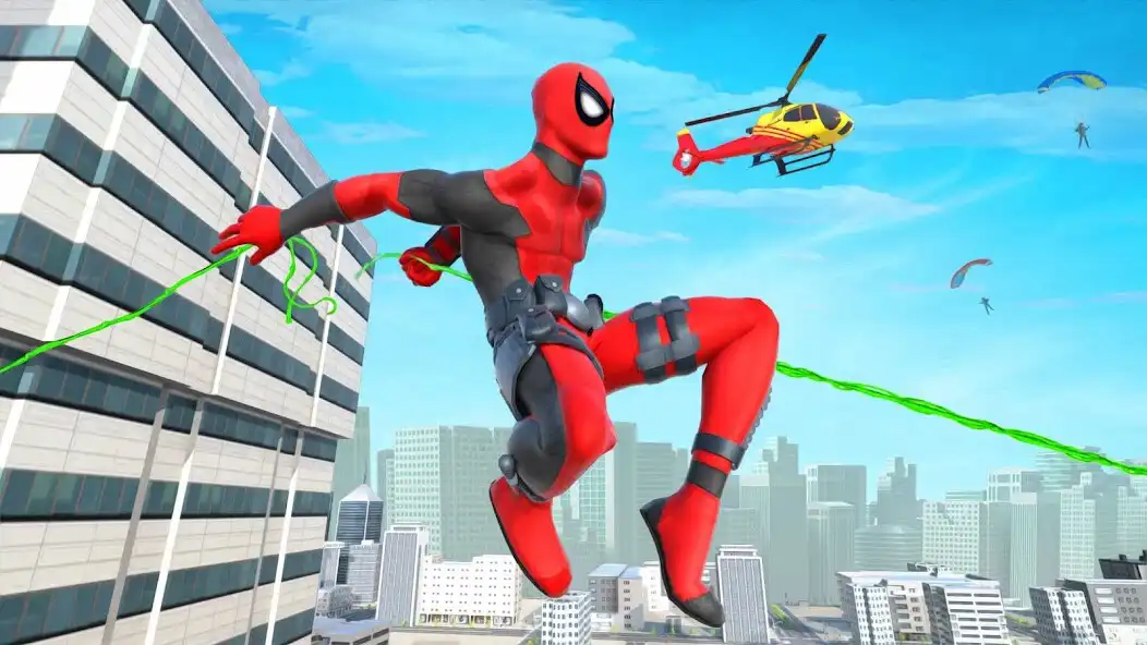 Play Flying Spider Hero: Rope Hero  and enjoy Flying Spider Hero: Rope Hero with UptoPlay