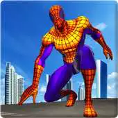 Free play online Flying Spider Rope Hero: Crime City Rescue Mission APK
