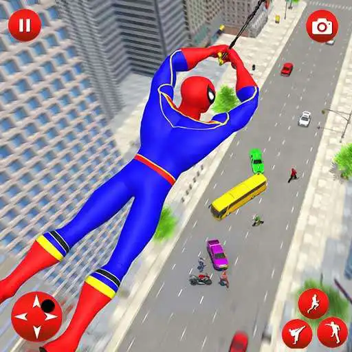 Play Flying Spider Superhero Games APK