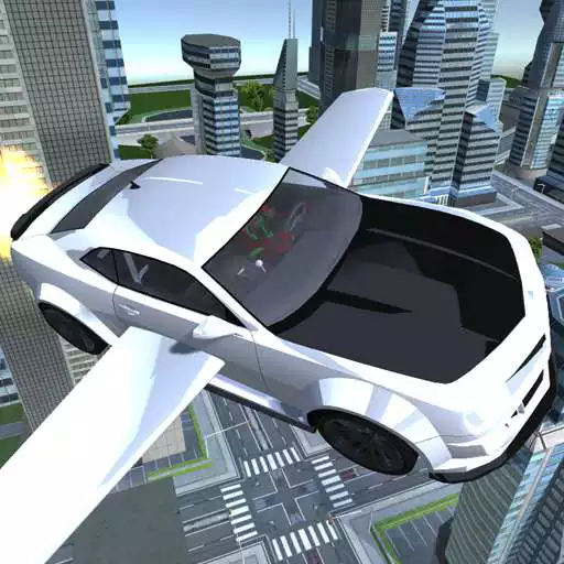 Run free android online Flying Sports Car Simulator APK