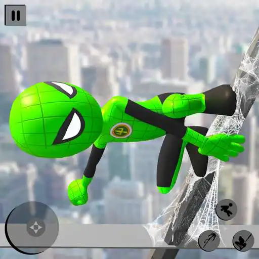 Play Flying Stickman Rope Hero APK