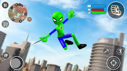 Play Flying Stickman Rope Hero as an online game online Flying Stickman Rope Hero with UptoPlay Play Flying Stickman Rope Hero as an online game Flying Stickman Rope Hero with UptoPlay