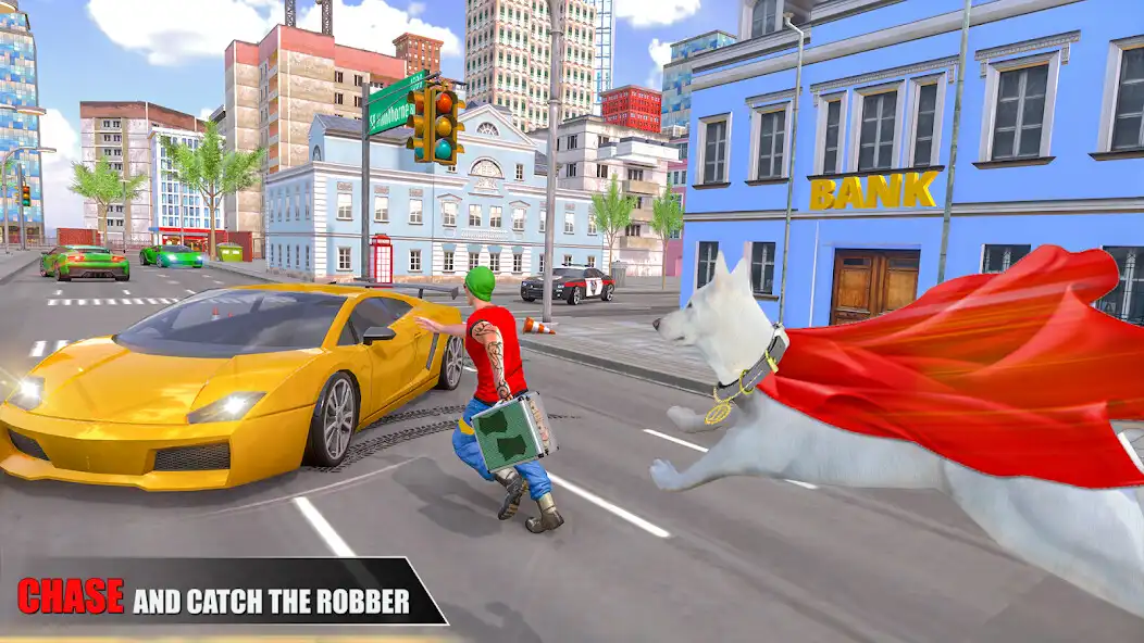 Play Flying Super Hero Dog Rescue as an online game Flying Super Hero Dog Rescue with UptoPlay