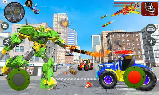 Play Flying Tractor Robot Transform Games  Robot Games  and enjoy Flying Tractor Robot Transform Games  Robot Games with UptoPlay