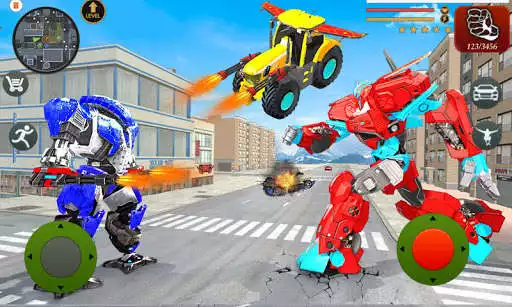 Play Flying Tractor Robot Transform Games  Robot Games as an online game Flying Tractor Robot Transform Games  Robot Games with UptoPlay