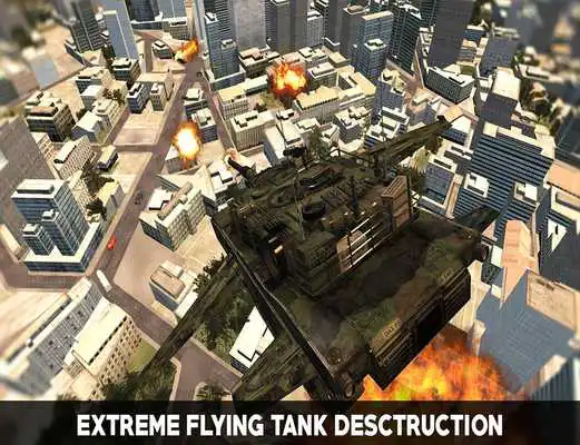Flying War Tank Simulator online game with UptoPlay