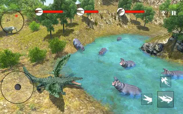 Play Flying Wild Crocodile Attack