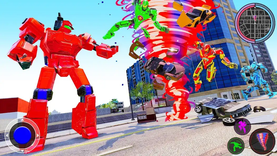 Play Fly Robot Car War: Robot Games  and enjoy Fly Robot Car War: Robot Games with UptoPlay