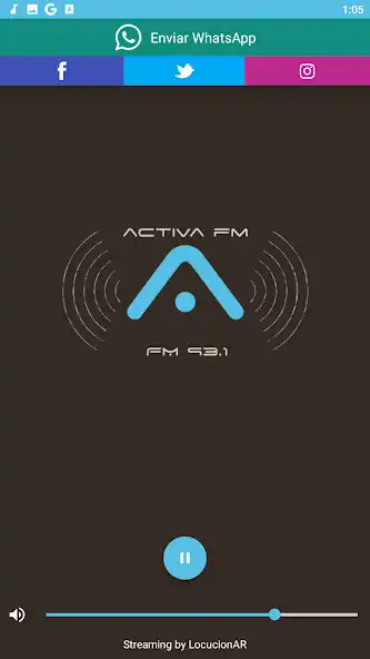 Play Fm activa 93.1 as an online game Fm activa 93.1 with UptoPlay