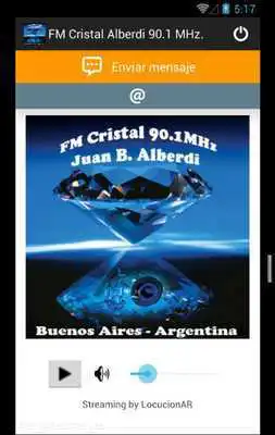 Play FM Cristal Alberdi 90.1 MHz.
