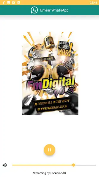 Play FM Digital 96.5 as an online game FM Digital 96.5 with UptoPlay